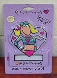 Kitchen & Housewares : Groovy Chick bedroom door name plate