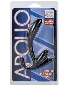 California Exotic Novelties Apollo Curved Prostate Probes, Black