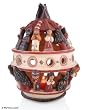 Ceramic candleholder, 'Light of the Andes' Ceramic candleholder, 'Light of the Andes'