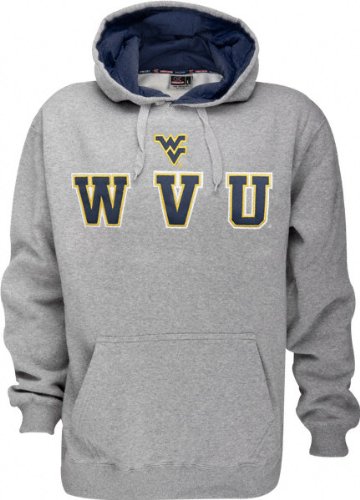 Buy West Virginia Mountaineers Automatic Fleece Grey Hooded Sweatshirt