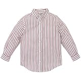 striped woven shirt