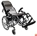 Karman Healthcare VIP515-16-E Foldable Tilt in Space, Diamond Black, 20 Inches Rear Wheels and 16 Inches Seat Width
