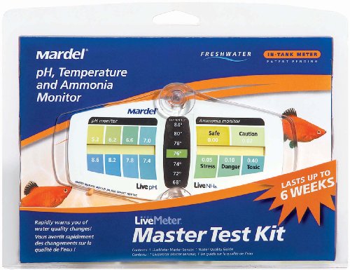 Mardel LiveMeter Master Aquarium Water Testing Kit, 0.7-Ounce