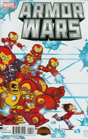 Armor Wars #1 Cover B Variant Skottie Young Baby Cover (Secret Wars Warzones Tie-In)