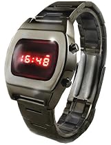 TX6 LED Watch Gun Metal Multifunction Digital 70S Retro - Limited Edition - Collectors Classic Model