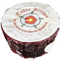 Tudor Kitchen Christmas Pudding, 16-Ounce Cello Wrap Container