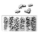 110-Piece Hydraulic Grease Fitting Assortment - Metric