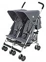Maclaren Twin Triumph Stroller, Charcoal/Silver