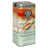 The Coffee Bean & Tea Leaf, Tea, Ginseng Peppermint, 20-Count Tins (Pack of 3)