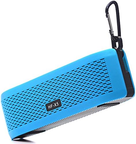 Portable Speaker, QUWIN Wireless Stereo Speaker for Home&amp;Outdoors (Color, Loudest, Bluetooth, Camera and FM three mode, Multi-function, Long Lasting, Compatible with Most Bluetooth Devices) (Blue)