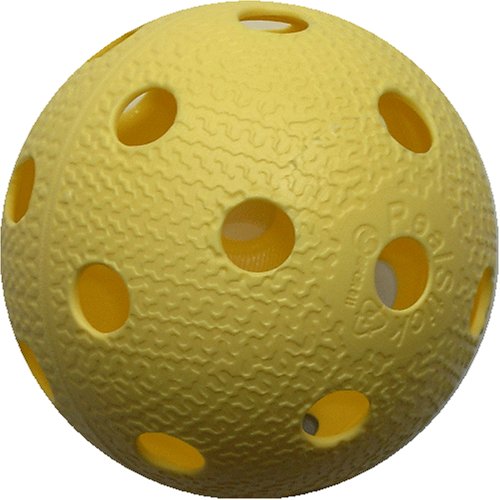 SB-Yhtiöt Floorball / Unihockey / Streethockey Spielball, Hockeyball gelb