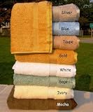 100% Egyptian Cotton Towel Set, 6 Pieces Nile Superior Style