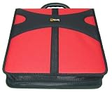 200 Disc Capacity Wings Design CD/DVD Binder #CRY-69200 - QUANTITY OF 3 - 1 BLUE, 1 BLACK, 1 RED - (Holder, Carrier, Storage, Portfolio, Organizer)