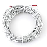 メッキ付カットワイヤー 6m×10mm/ワイヤースリング【SK11】