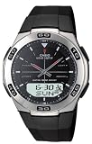 Casio Men's WVA105HA-1AV Waveceptor Atomic Ana-Digi Resin Watch