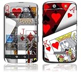 Royal Flush Design Decal Skin Sticker for the BlackBerry Storm 9530 9500 Cell Phone