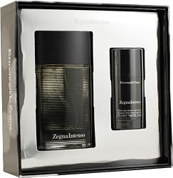 Ermenegildo Zegna Zegna Intenso By Ermenegildo Zegna For Men. Set-edt Spray 3.3-Ounces & Deodorant Stick Alcohol Free 2.5-Ounces