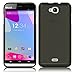 Cbus Wireless Matte Finish TPU Flex-Gel Silicone Case / Skin / Cover for BLU Studio 5.5 S / 5.5S - Semi Transparent Black