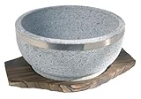 Case of 10 Dolsot Bowls, By Spiceberry Home - Granite Stone Bowls Used for Korean Cooking and Recipes, Especially Bibimbap
