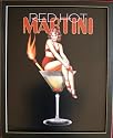 Red Hot Martini Pin Up Girl Ralph Burch Picture Print
