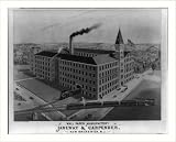 Historic Print (L): Wall paper manufactory of Janeway & Carpender, New Brunswick, N.J. / Chas. Hart lith.