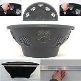 from easy fill 2 x Easy fill Wall baskets or planters 18 Black with free feed