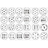 SHANY Nail Art Nailart Polish Stamp Stamping Manicure Image Plates Accessories Set Kit "25pcs"