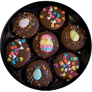 Chocolate Dipped Oreo Cookies decorated with Easter Eggs 7 Oreo Assortment