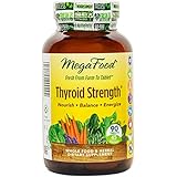 MegaFood - Thyroid Strength, Helps to Maintain Already Healthy Cholesterol Levels, 90 Tablets (Premium Packaging)