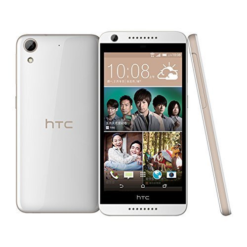 HTC Desire 626 (D626x) LTE Factory Unlocked International Stock No Warranty (16GB | White Birch) - International Version No Warranty