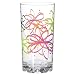 Zak Floral Splash Highball Glasses Set of 6 - 14 oz.