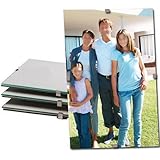 Set of 4 Glass Clips Photo Frame for 4x6 Inch Photos