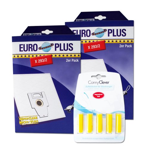 Euro Plus X 293/2 2er Pack Thomas Staubsaugerbeutel und 5 Conny Clever Duftstaebchen Preisvergleich