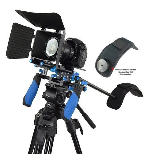 Morros dslr rig set movie kit shoulder mount rig with m…