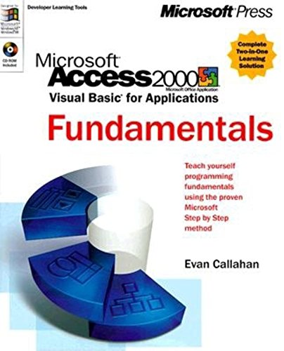 microsoft access 2000 vba fundamentalsmastering set training kit