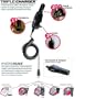 Triple Charger for the following Sanyo mobile phones: MM-7500, MM-8300, MM-9000, MVP, RL-4930, SCP-200, SCP-3100, SCP-7300, SCP-8200, VI-2300