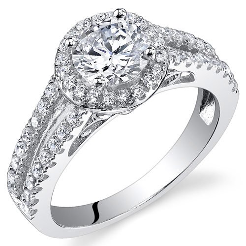Revoni künstlicher Diamant Verlobungsring
