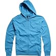Fox Racing Mr. Clean Front Fleece Men's Hoody Zip Sports Wear Sweatshirt - Electric Blue