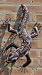 Ancient Graffiti Metal Die Cut Lizard