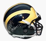 Charles Woodson Autographed Michigan Wolverines Schutt Mini Helmet Inscribed with Heisman 97
