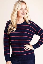 Petite Textured Striped Jumper