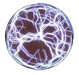 PLASMA2 White Plasma Belt Buckle Clip Hip Hop Rave Image