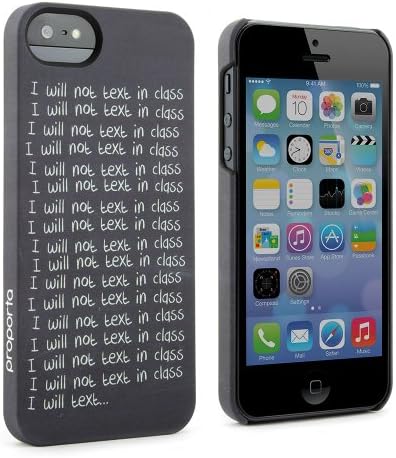 Proporta ninetysix iPhone 5S Case Hard Shell Snap-On Back Cover - Chalkboard Lines