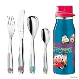 WMF 1282609980 Kinderset 5-teilig Disney Cars mit Trinkflasche