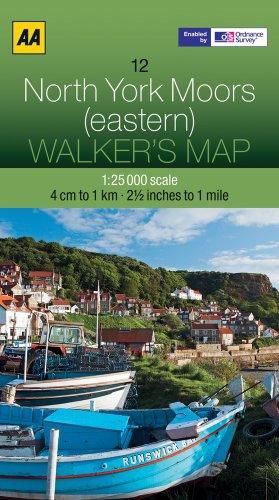 Walker's Map North York Moors (eastern)