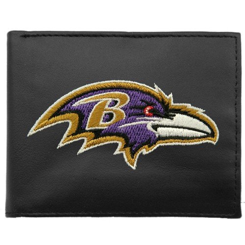 Baltimore Ravens Embroidered Bifold Wallet
