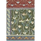 Snowdrops wallpaper, by Eugene Samuel Grasset (Print On Demand)