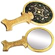 Horus Falcon Mirror - Cold Cast Resin - 9.25" Height