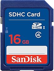SanDisk 16GB Class 4 SDHC Memory Card, Frustration-Free Packaging (SDSDB-016G-AFFP)