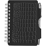 Black Crocodile Pattern Password Keeper Organizer Notebook Notepad Note Book